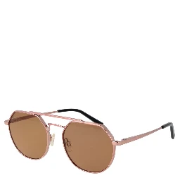 Rose Gold Metal Sunglasses