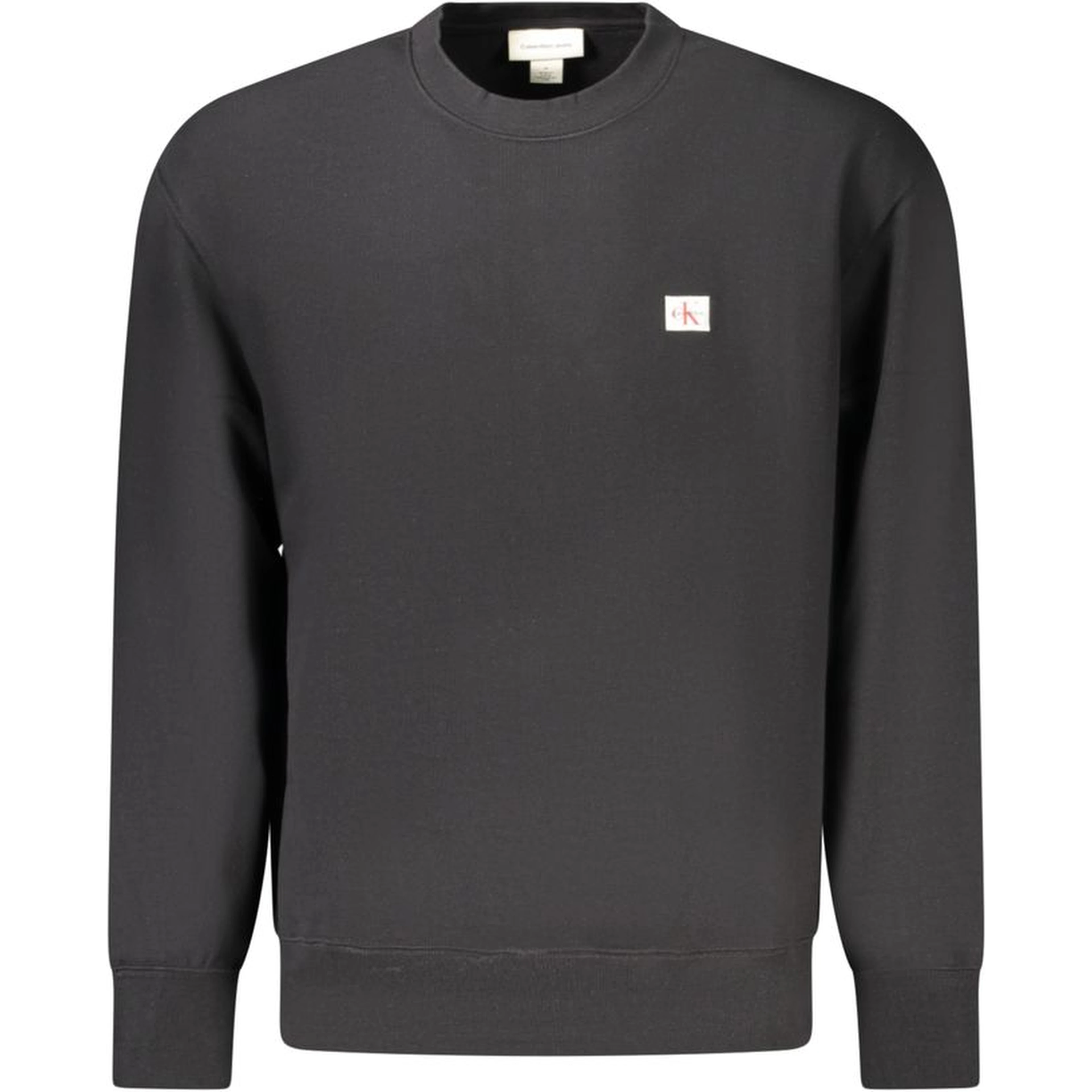 Black Cotton Men Sweater