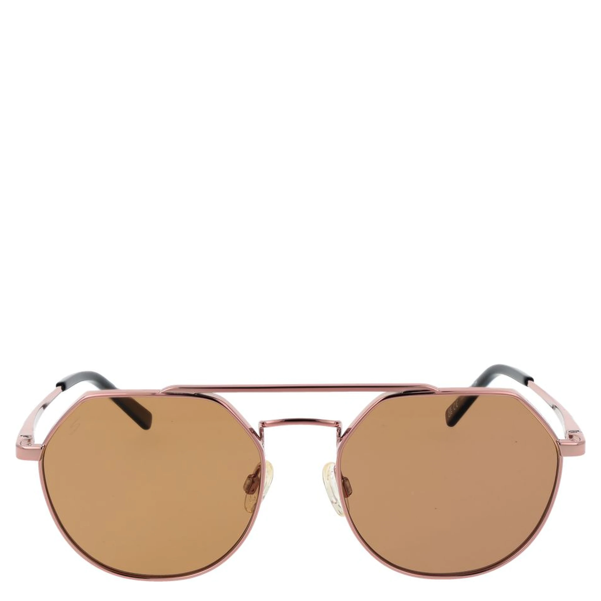 Rose Gold Metal Sunglasses