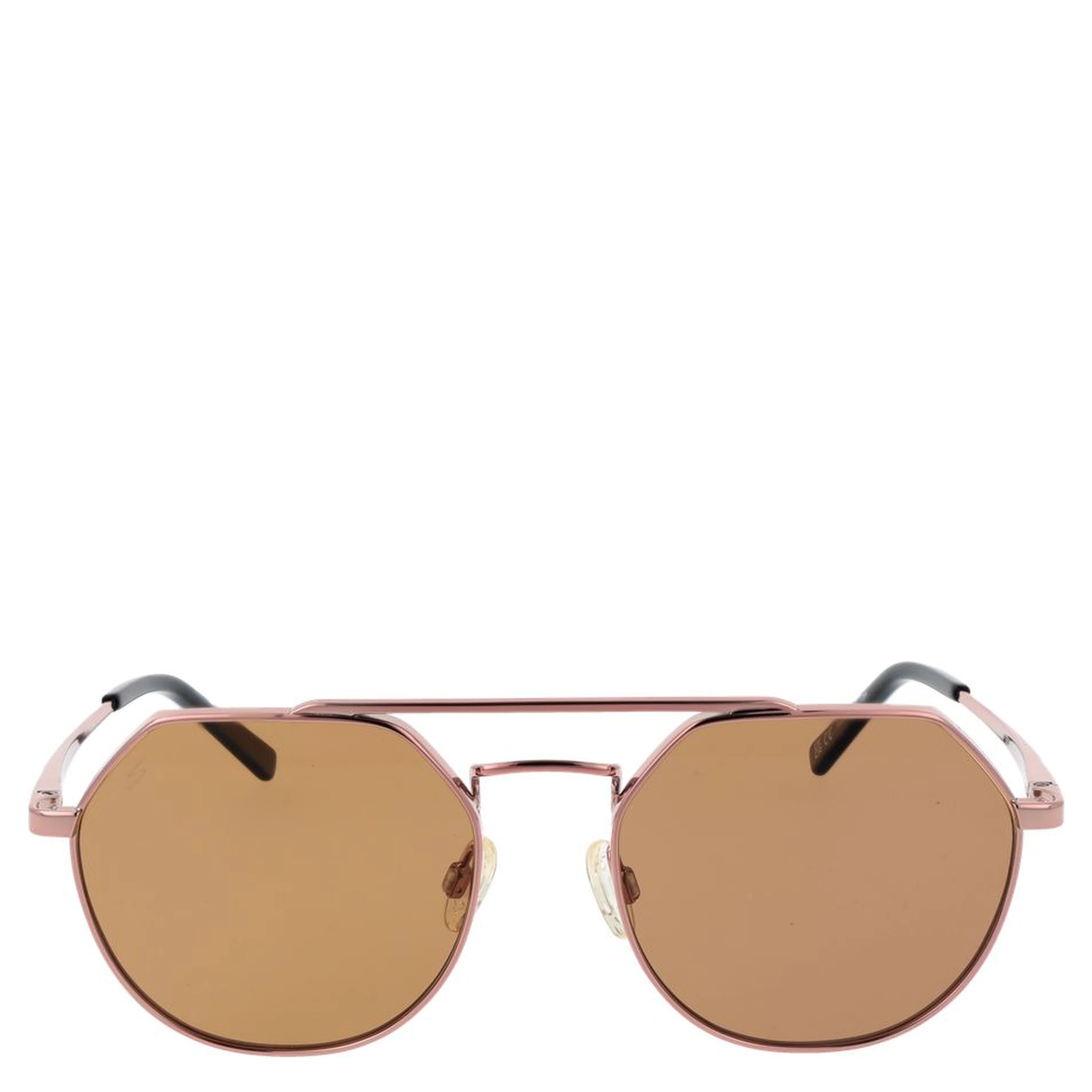 Rose Gold Metal Sunglasses