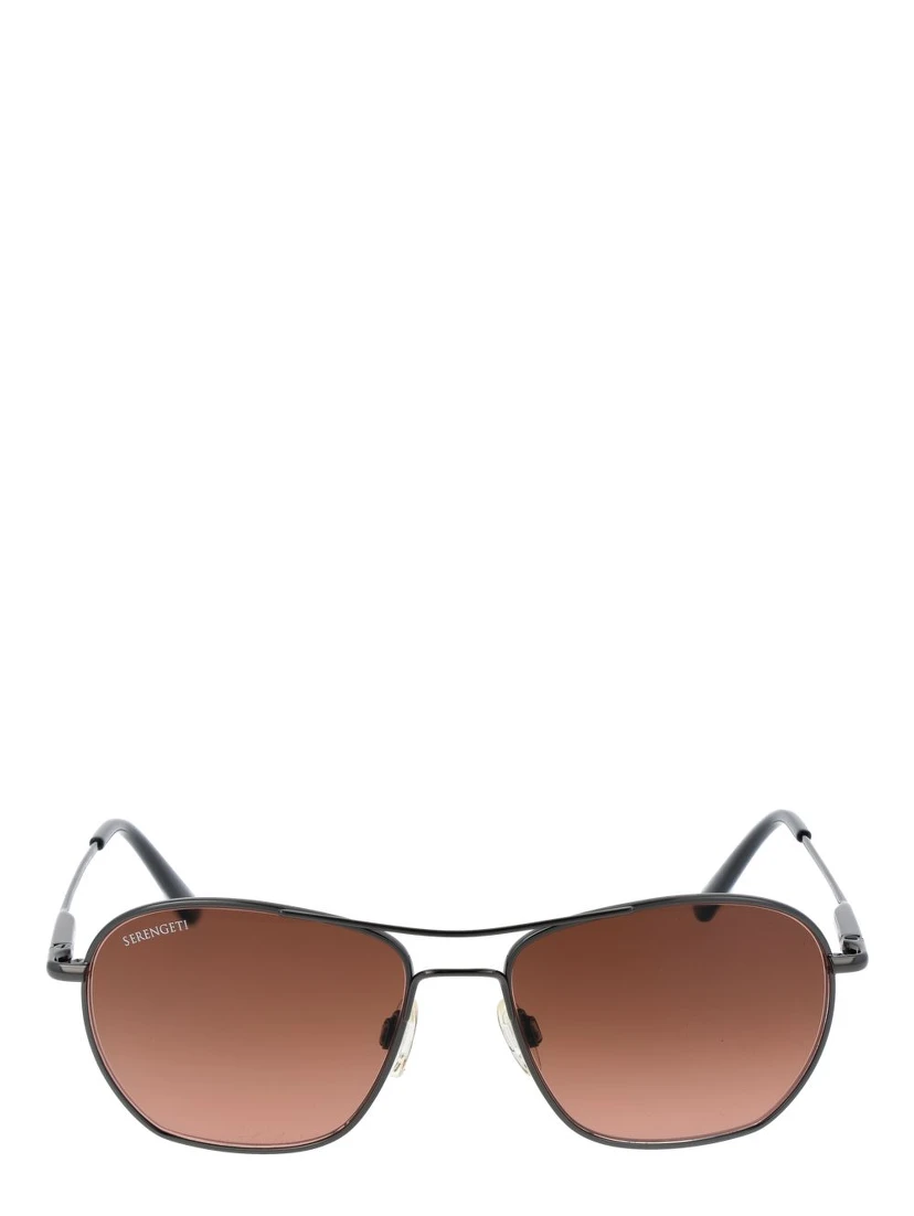 Gray Metal Sunglasses