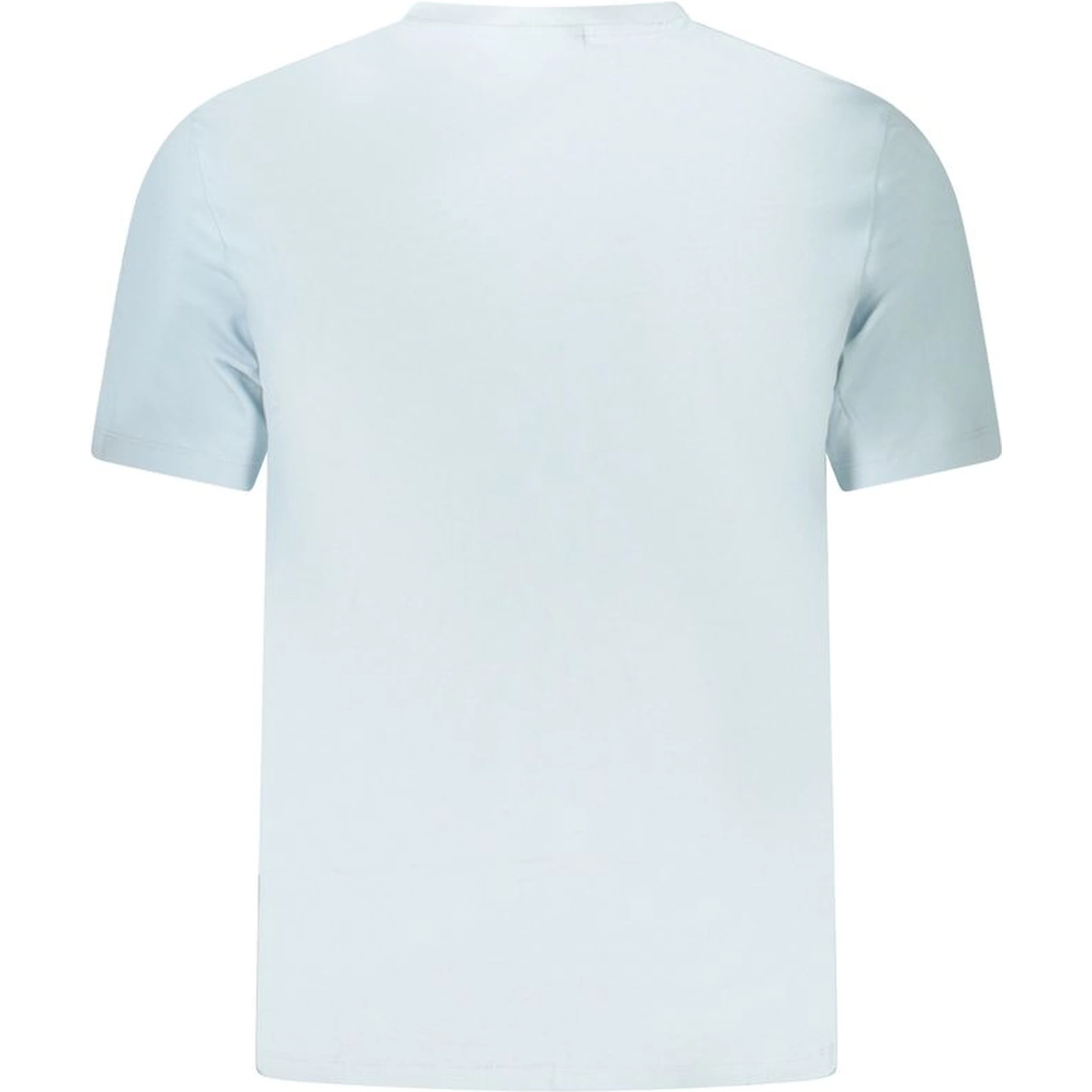 تيشيرت رجالي أزرق من القطن