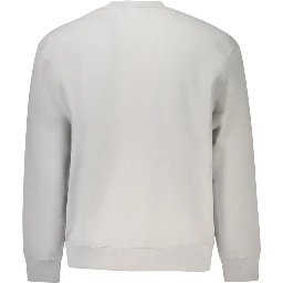 Gray Cotton Men Sweater