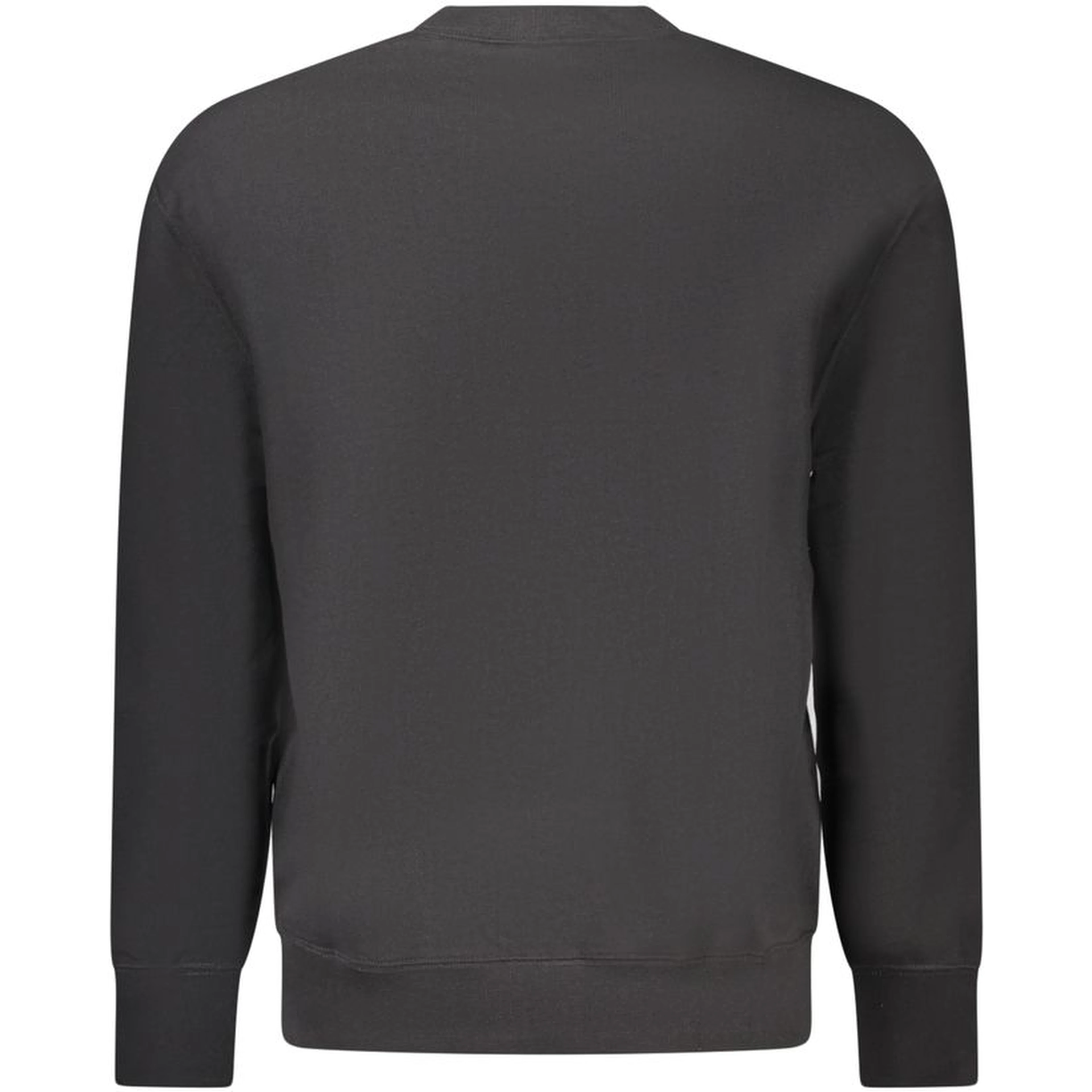 Black Cotton Men Sweater