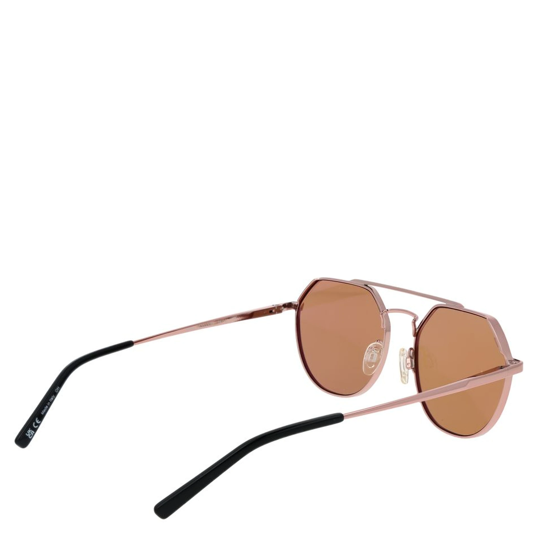 Rose Gold Metal Sunglasses