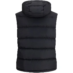 Black Goose Down Sleveless Jacket