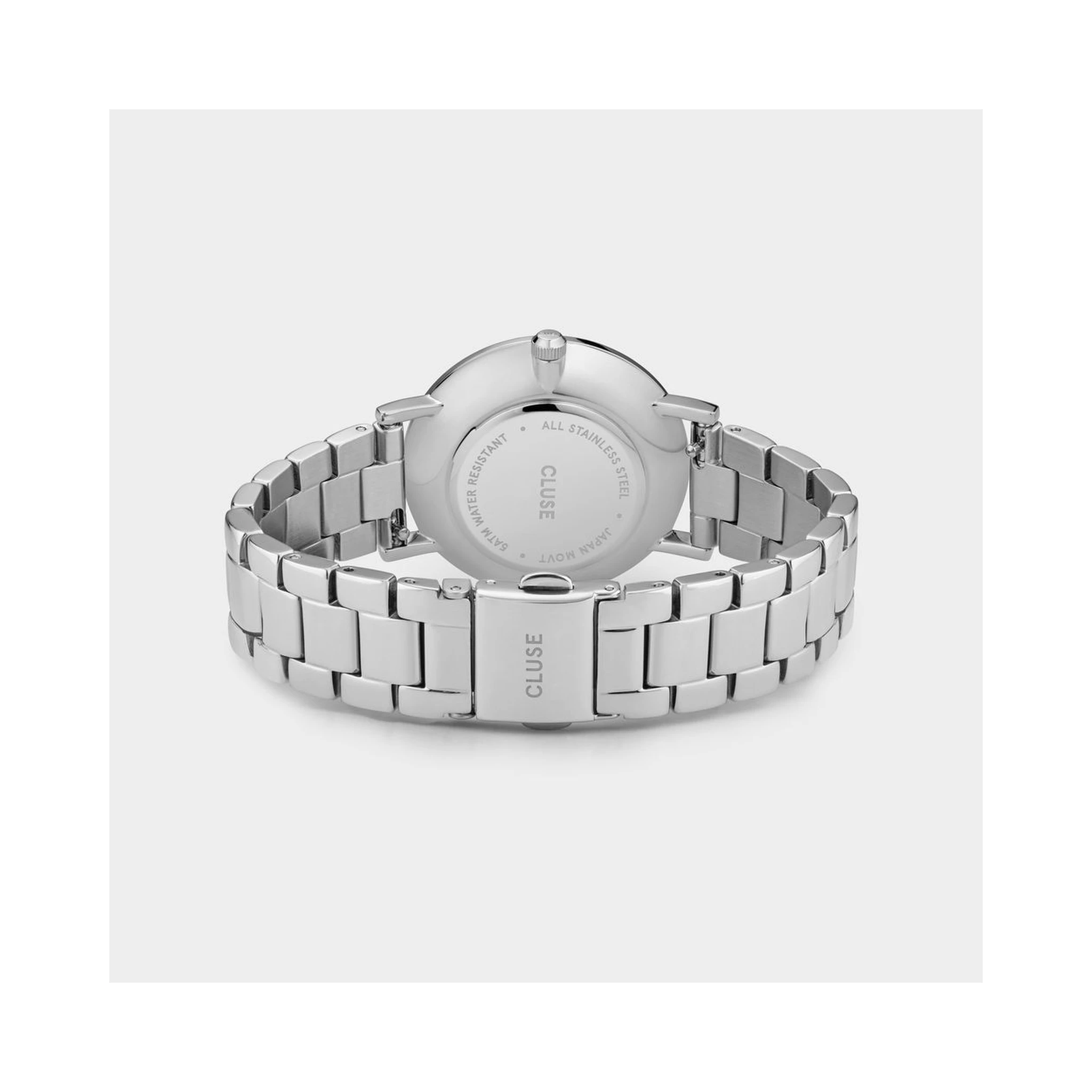 Silver Stainless Steel Bracelet Watch