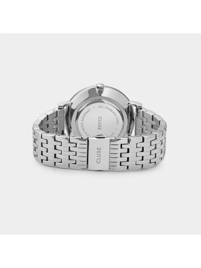 Silver Stainless Steel Dress Watch