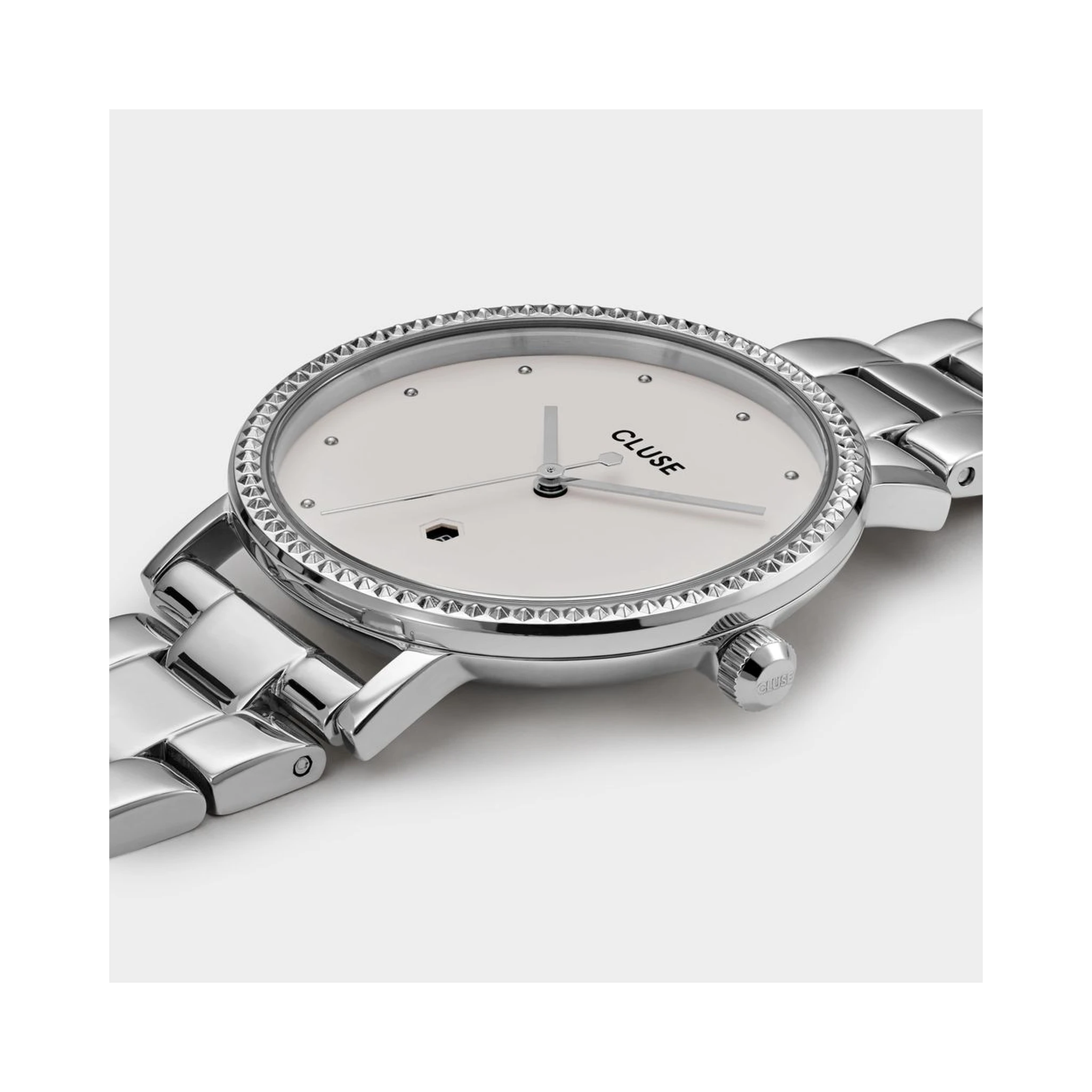 Silver Stainless Steel Bracelet Watch