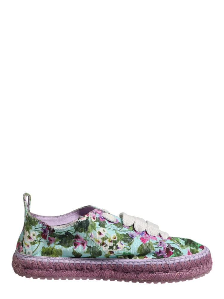 Multicolor Canvas Espadrilles Sneakers Shoes