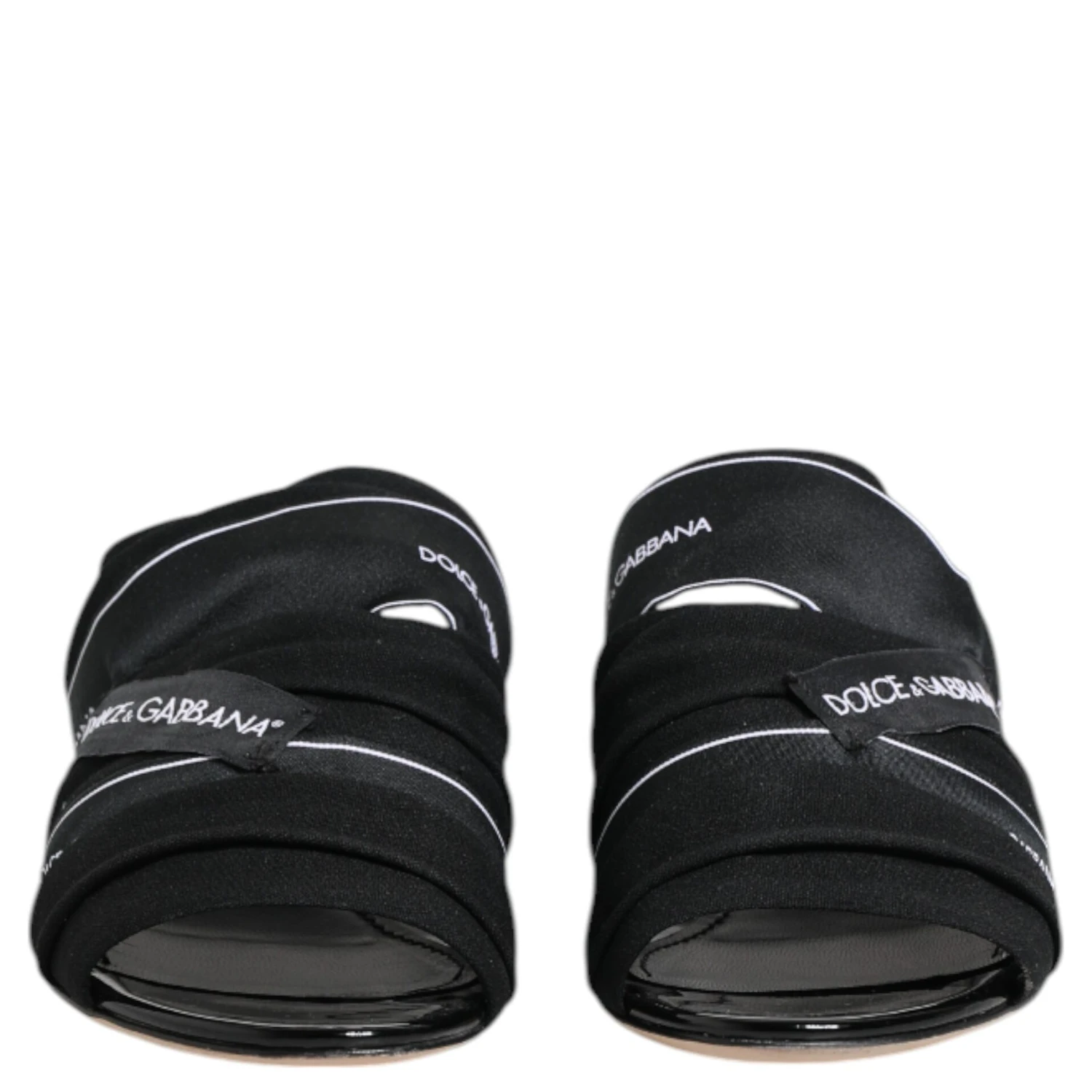 Black Slides Slip On Sandals Shoes