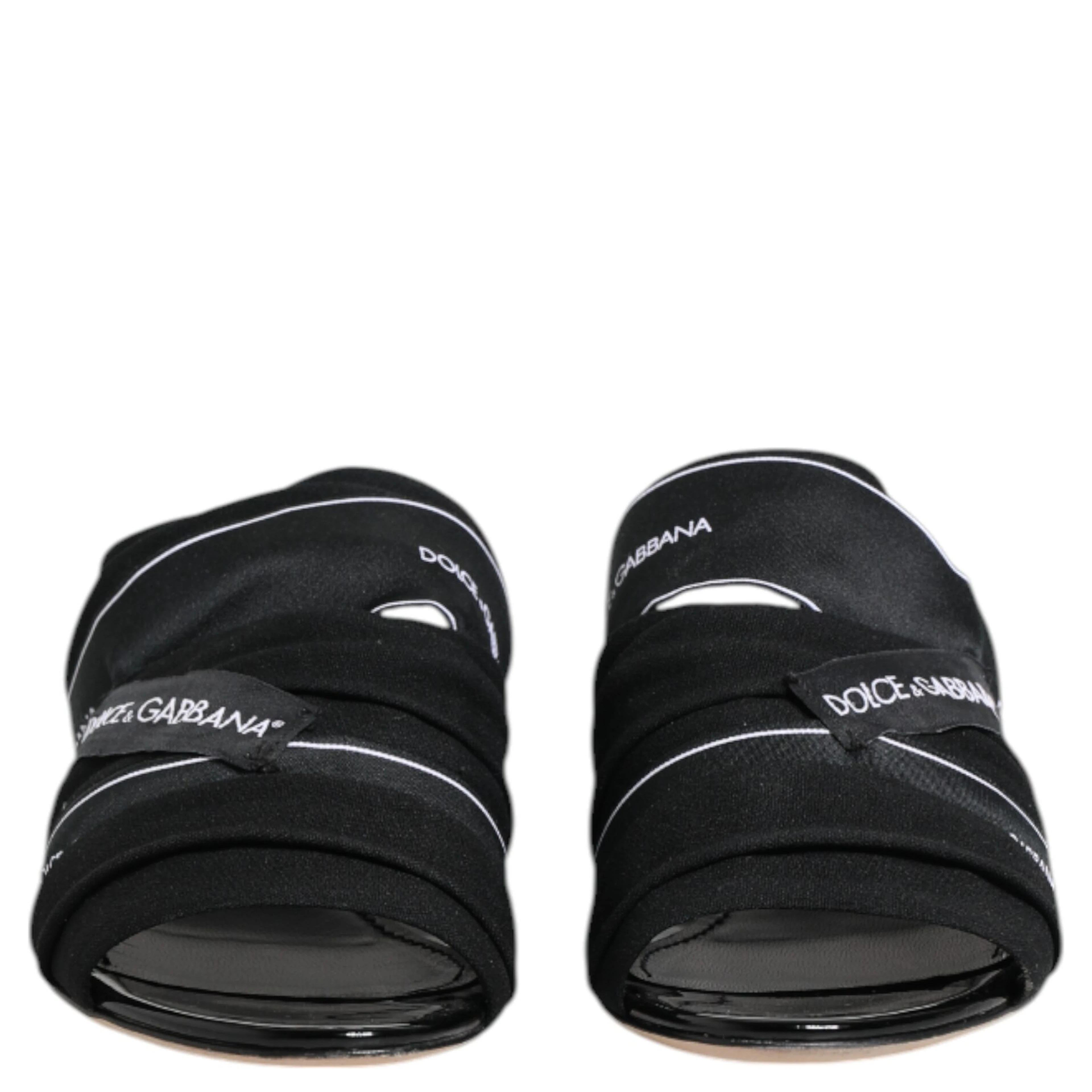 Black Slides Slip On Sandals Shoes