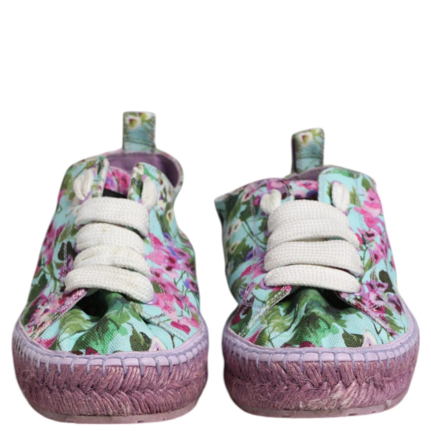 Multicolor Canvas Espadrilles Sneakers Shoes