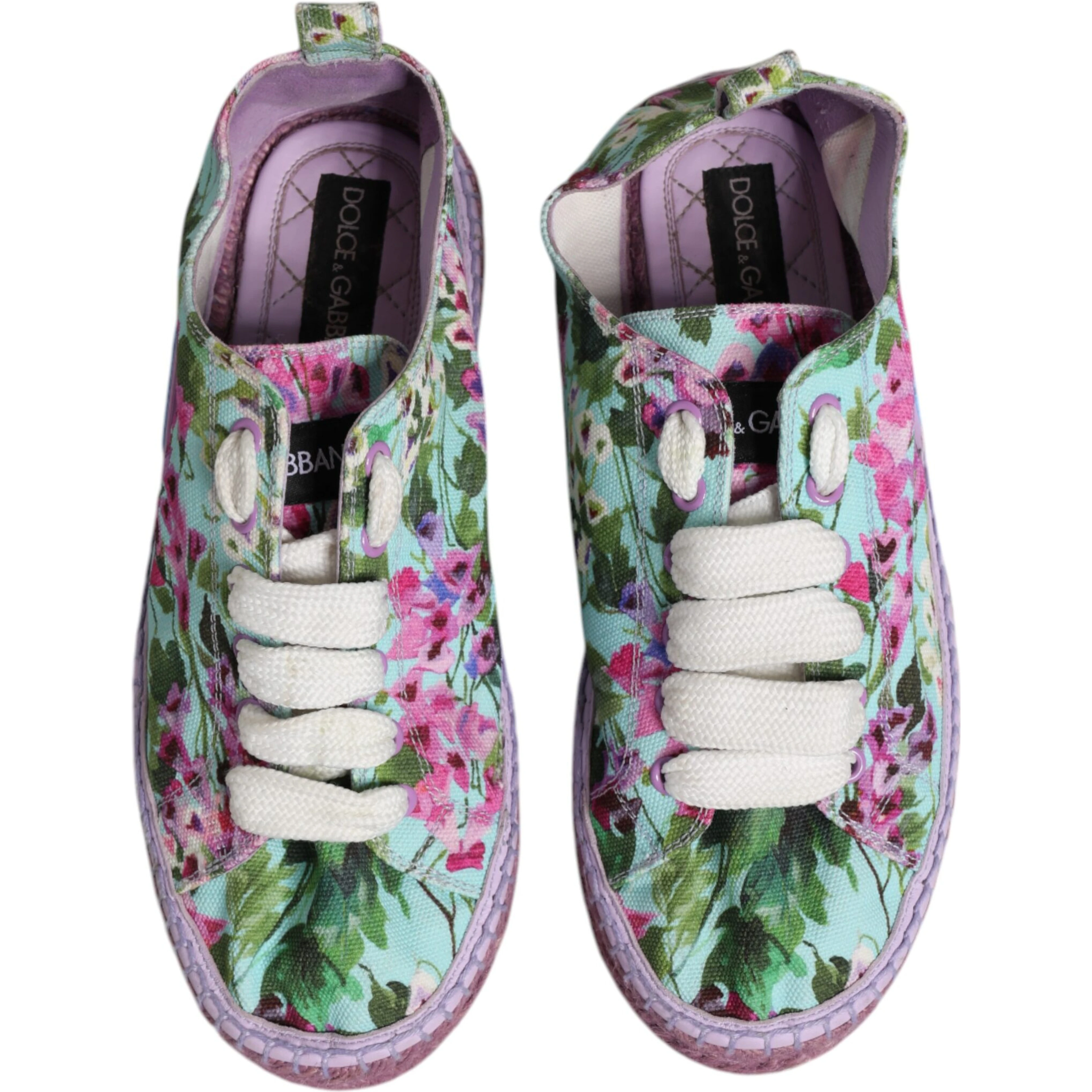 Multicolor Canvas Espadrilles Sneakers Shoes