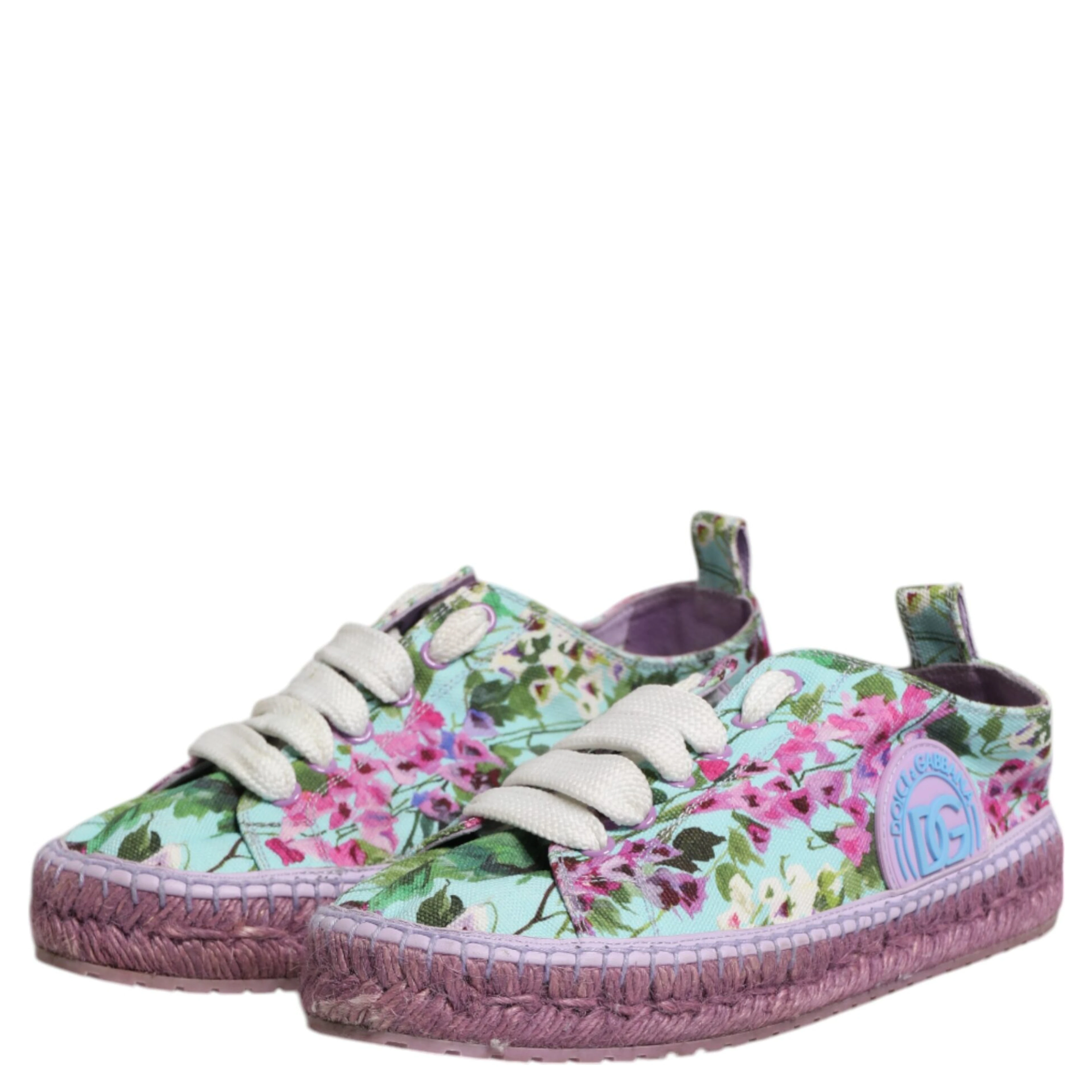 Multicolor Canvas Espadrilles Sneakers Shoes