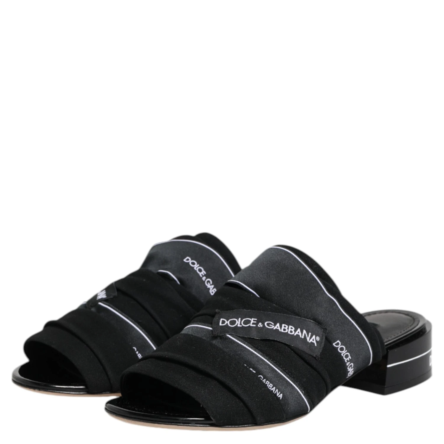 Black Slides Slip On Sandals Shoes