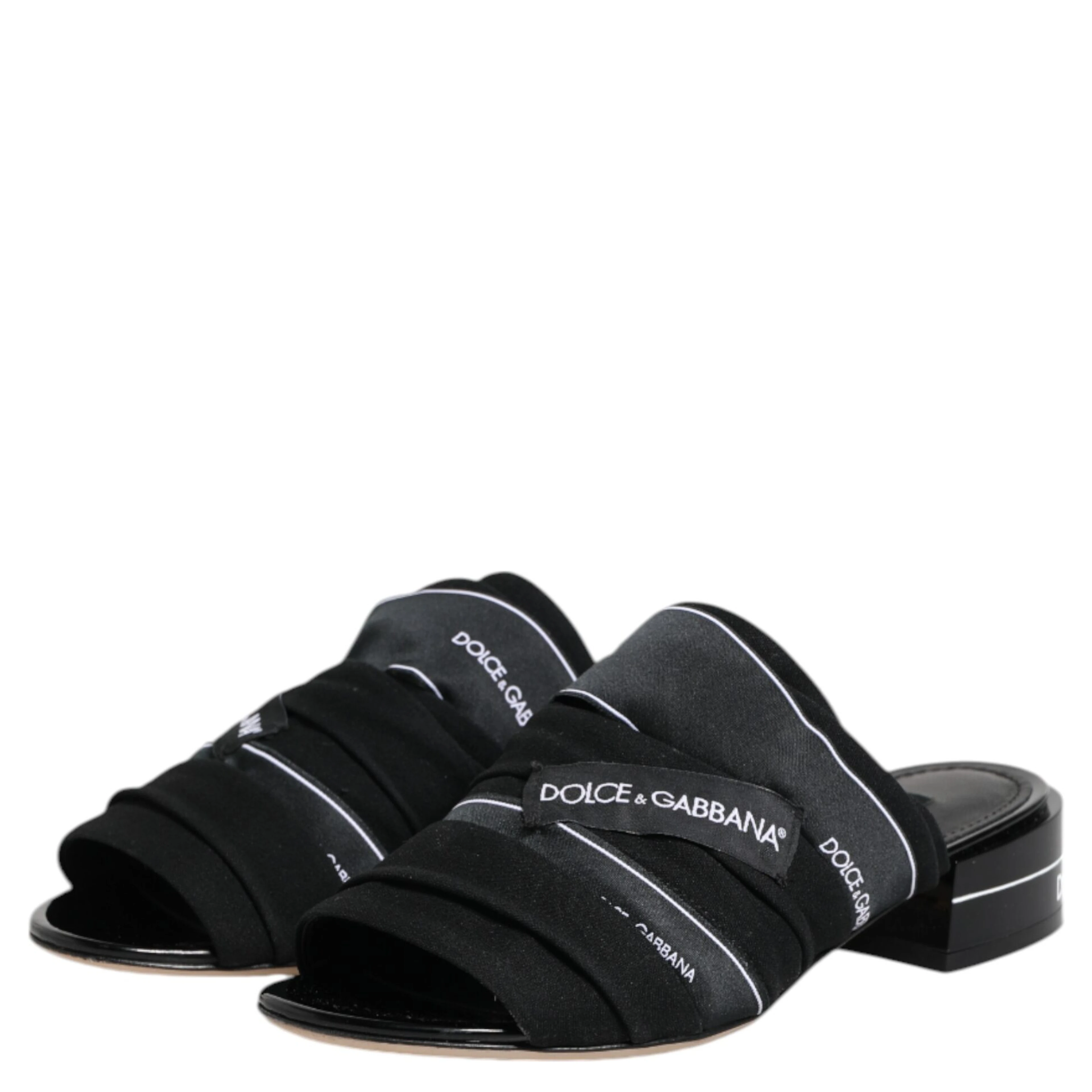 Black Slides Slip On Sandals Shoes