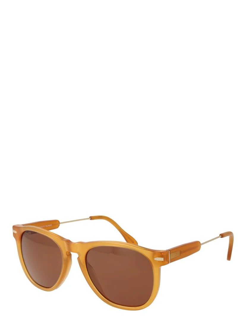 Orange Plastic Sunglasses