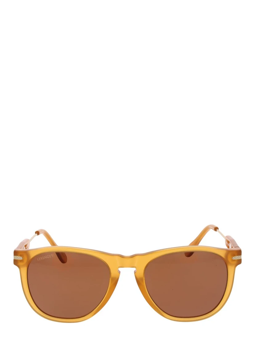 Orange Plastic Sunglasses