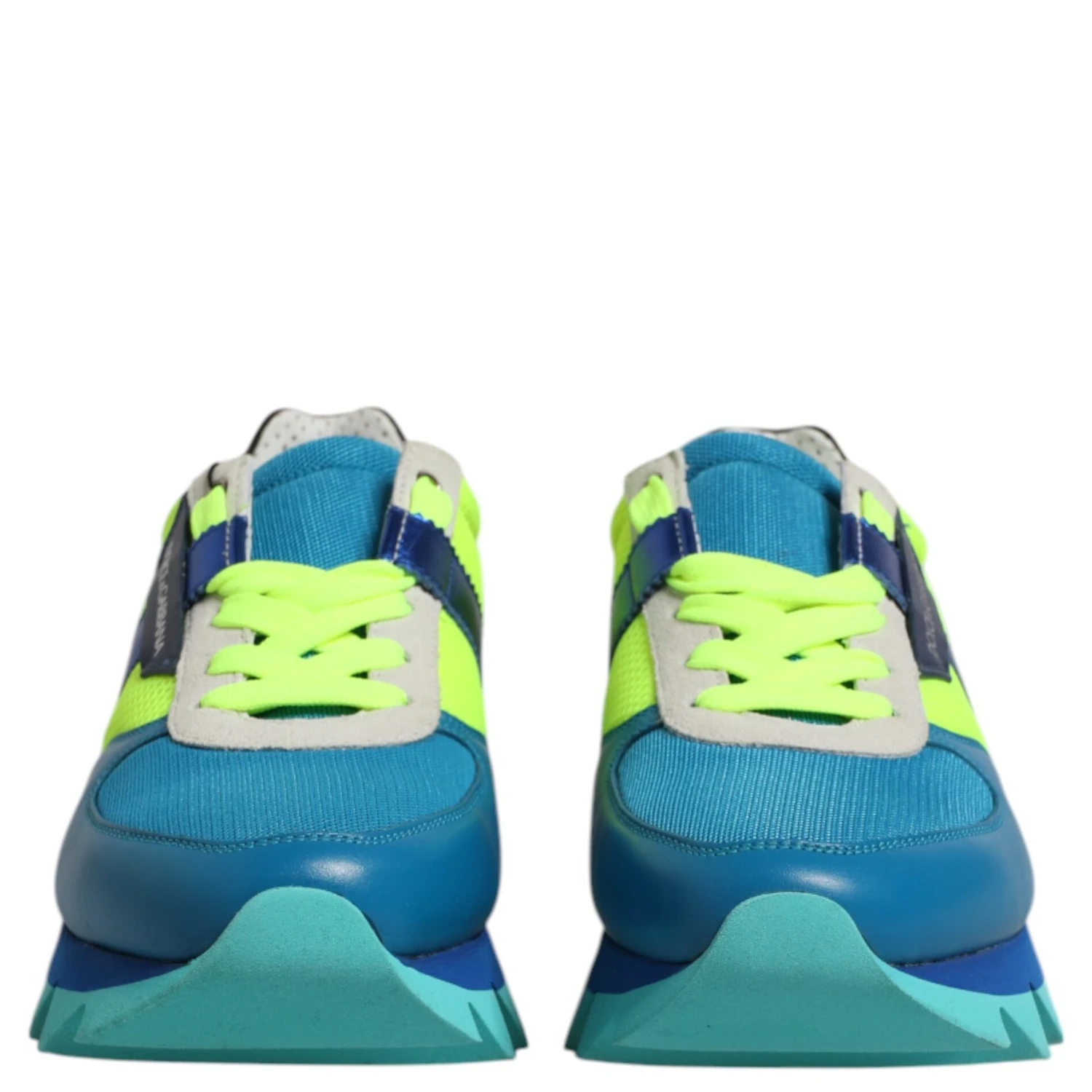Multicolor Leather Low Top Men Sneakers Shoes