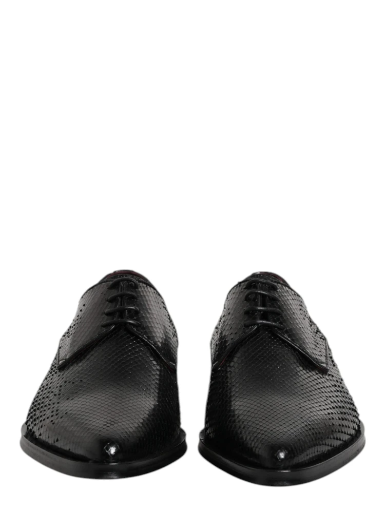 Black Leather Lace Up Dress Men Derby Shoes alternative