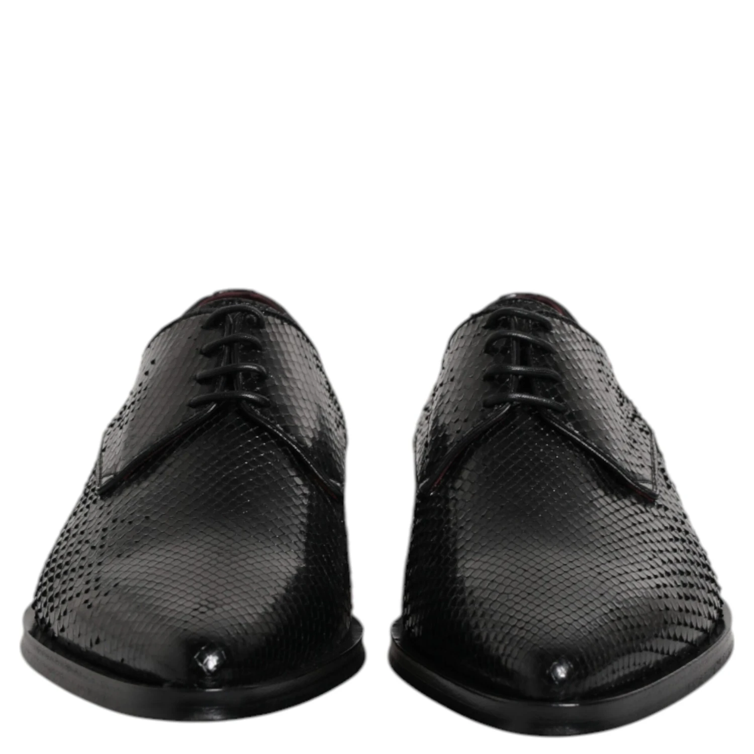 Black Leather Lace Up Dress Men Derby Shoes