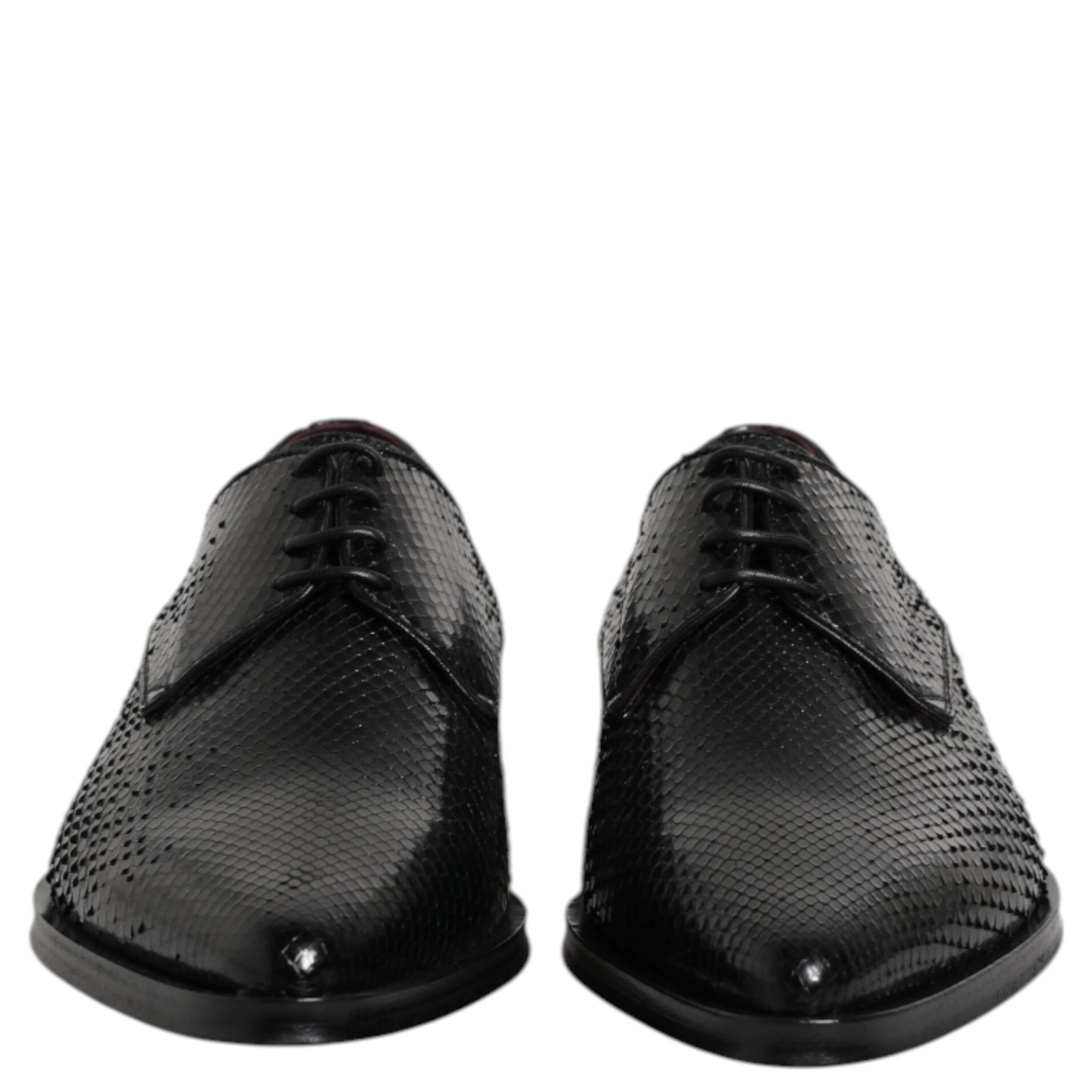 Black Leather Lace Up Dress Men Derby Shoes