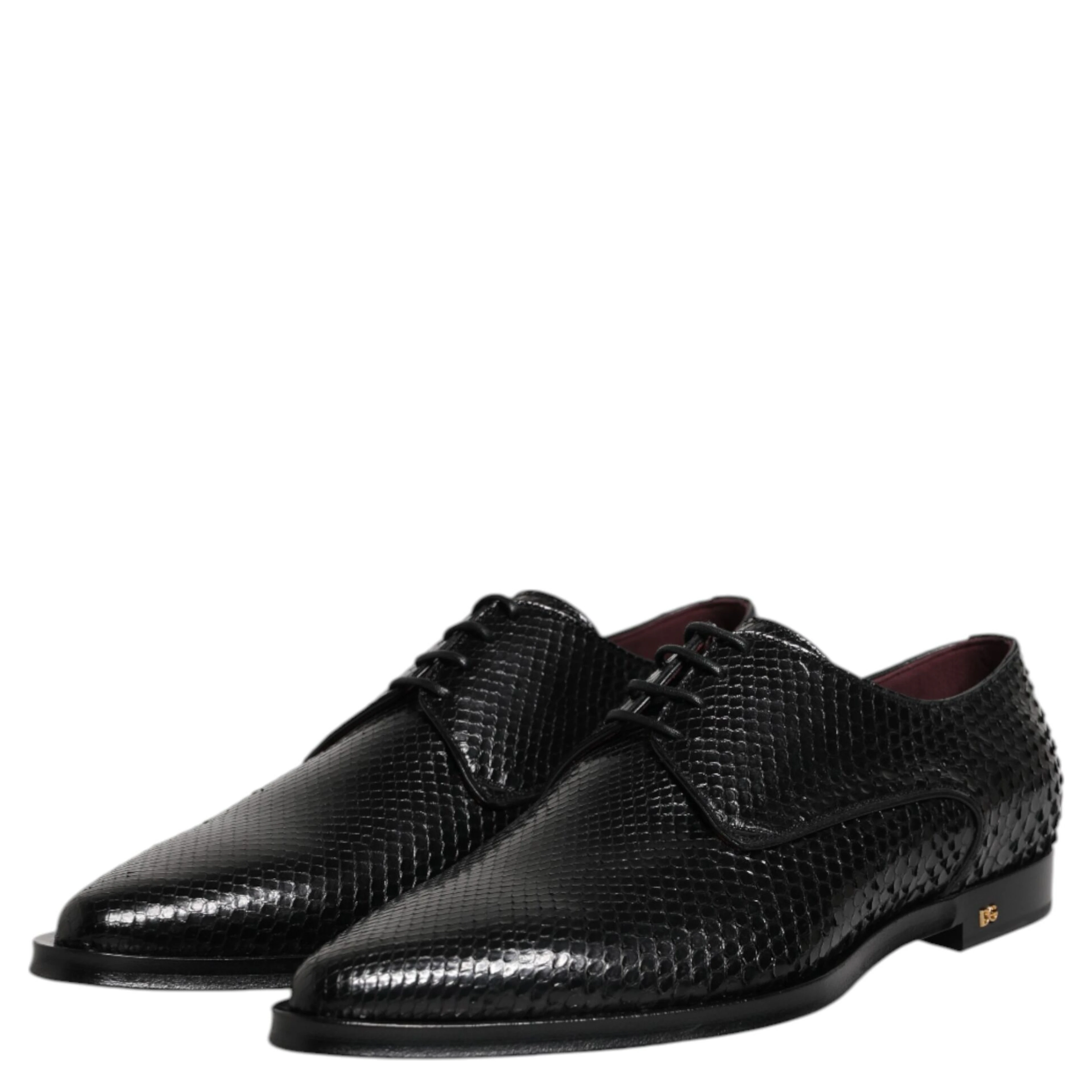 Black Leather Lace Up Dress Men Derby Shoes