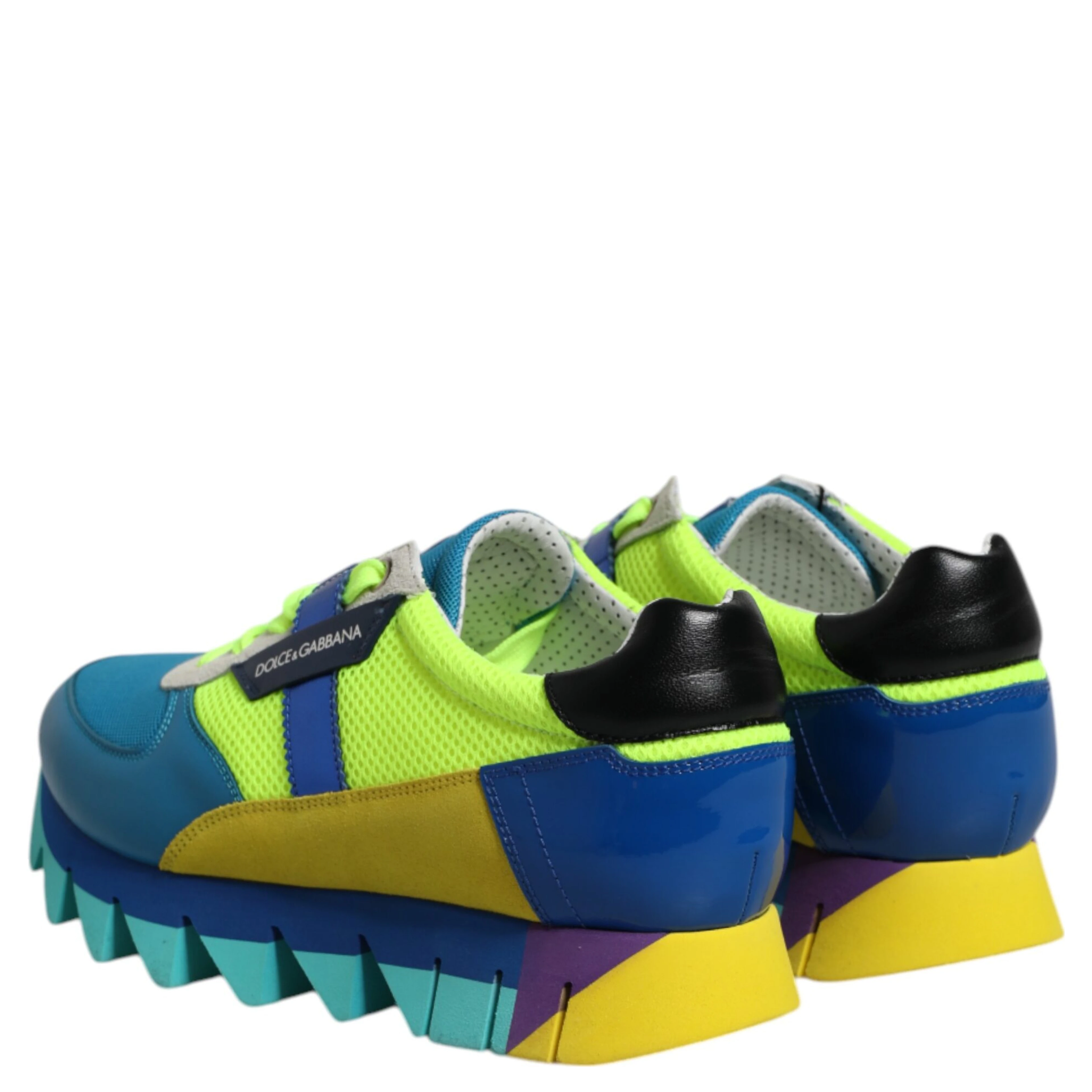 Multicolor Leather Low Top Men Sneakers Shoes