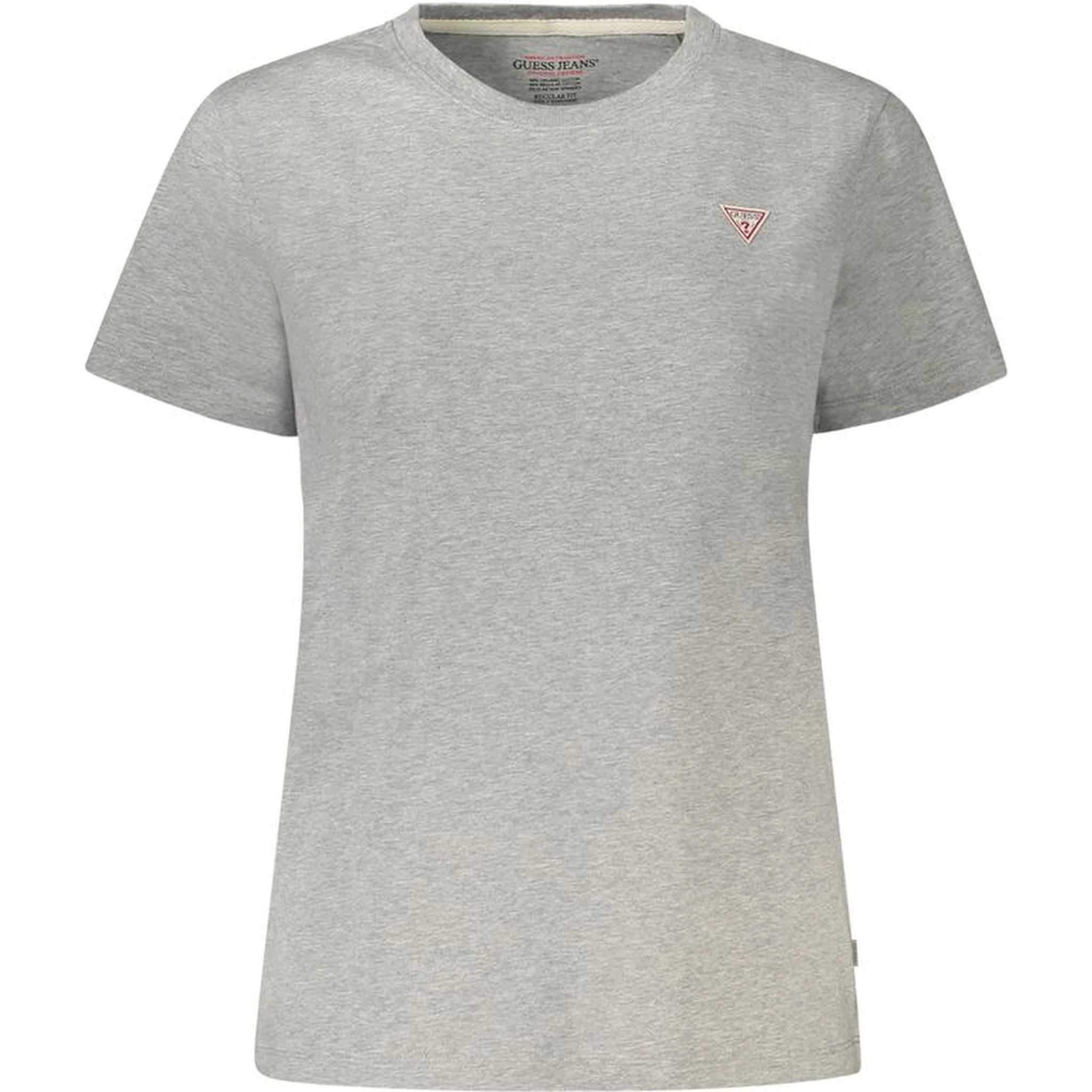Gray Cotton Women T-Shirt