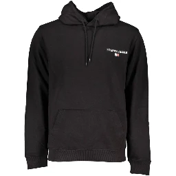 Black Cotton Men Sweater