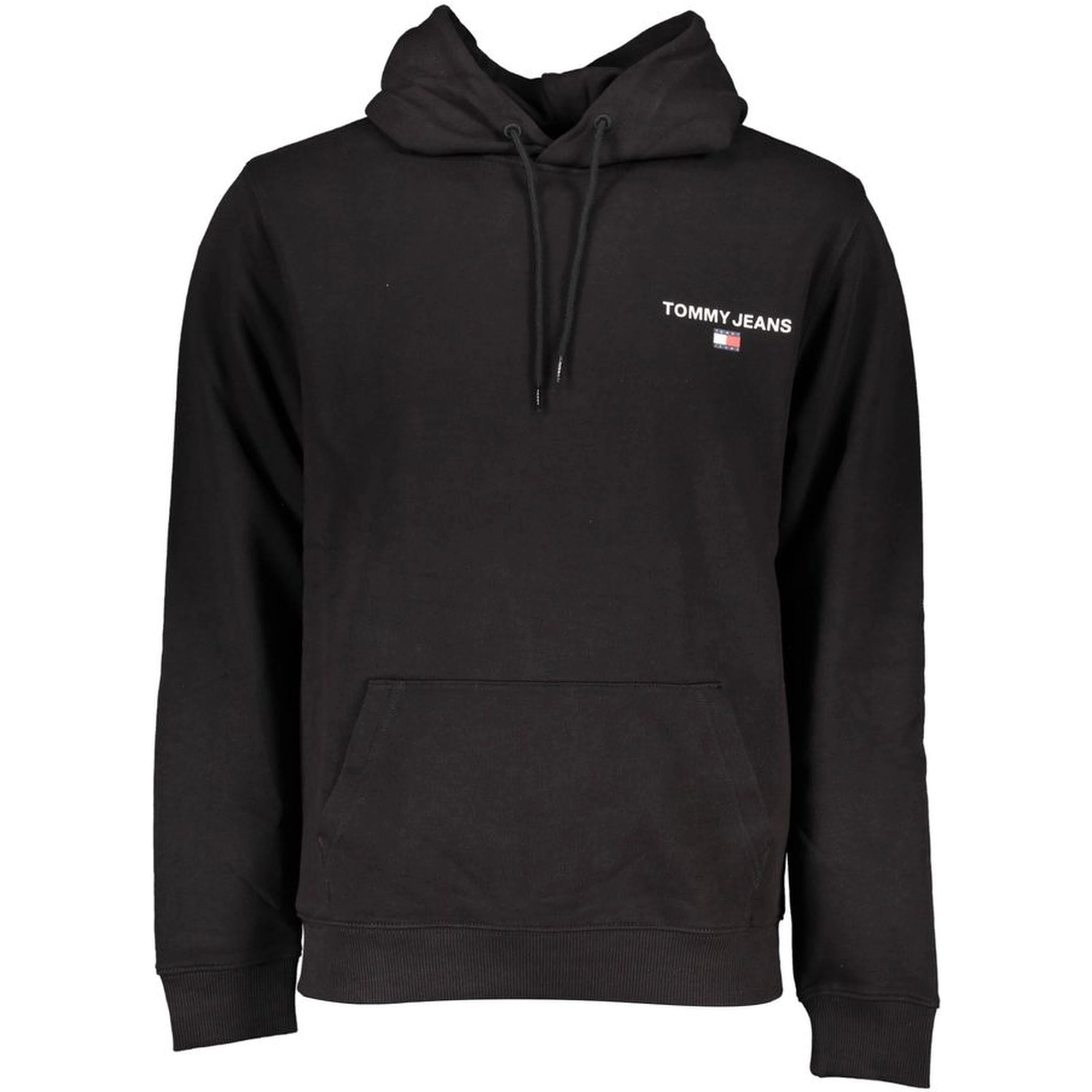 Black Cotton Men Sweater