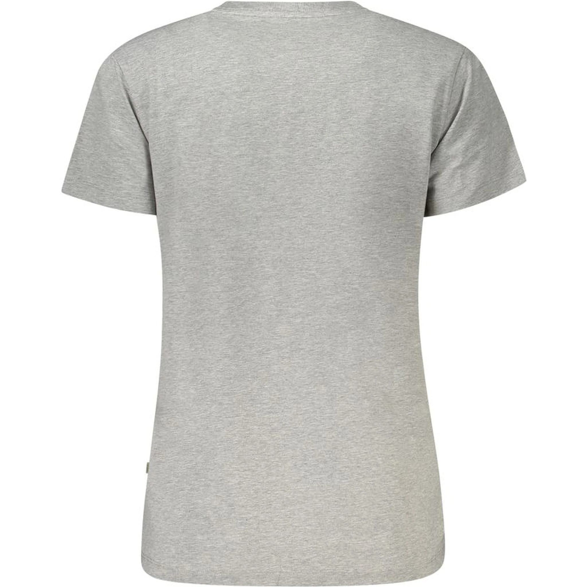 Gray Cotton Women T-Shirt