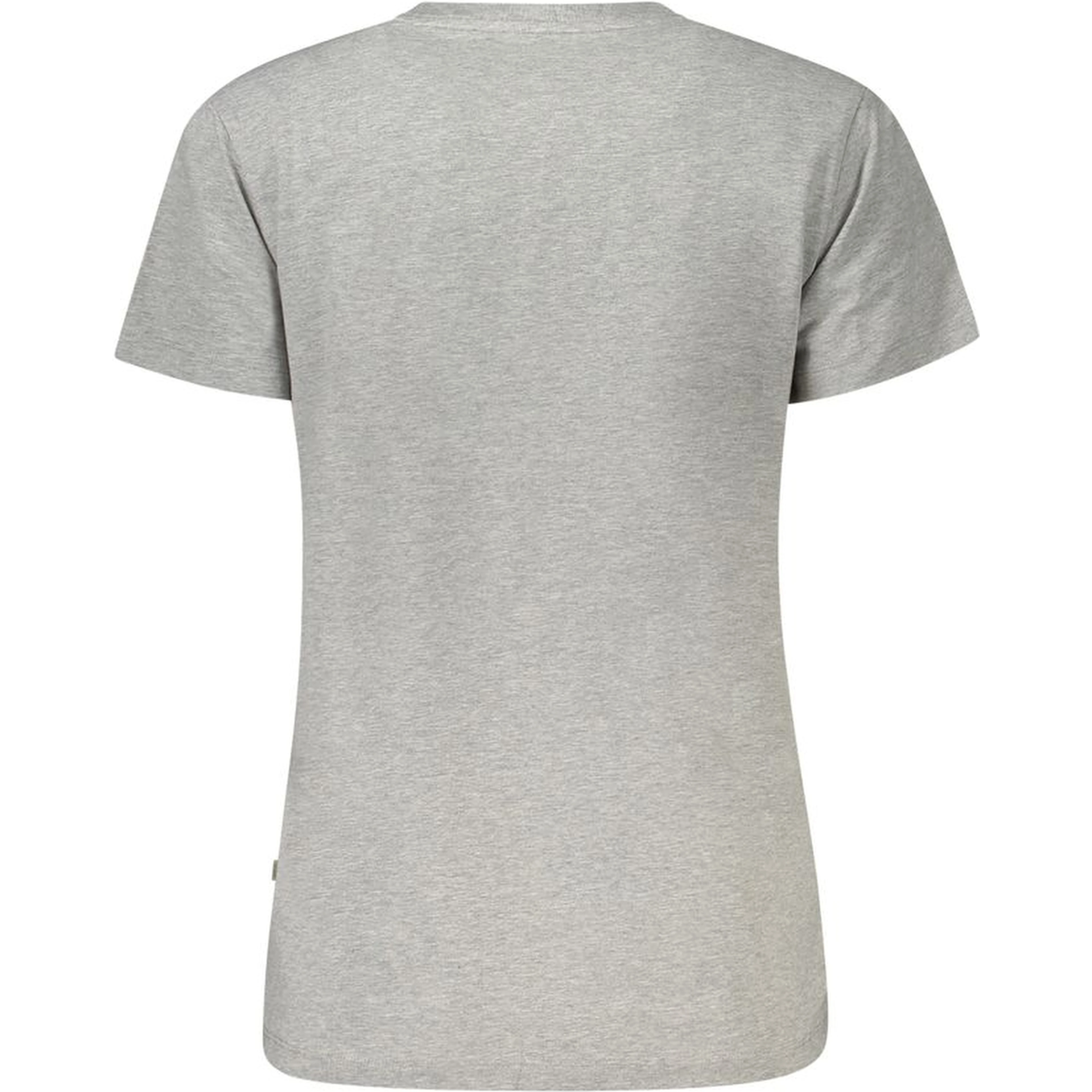 Gray Cotton Women T-Shirt