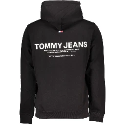 Black Cotton Men Sweater