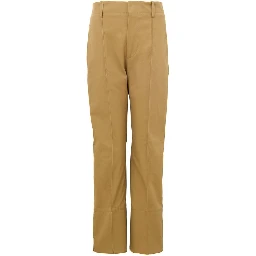 Beige Cotton Pant