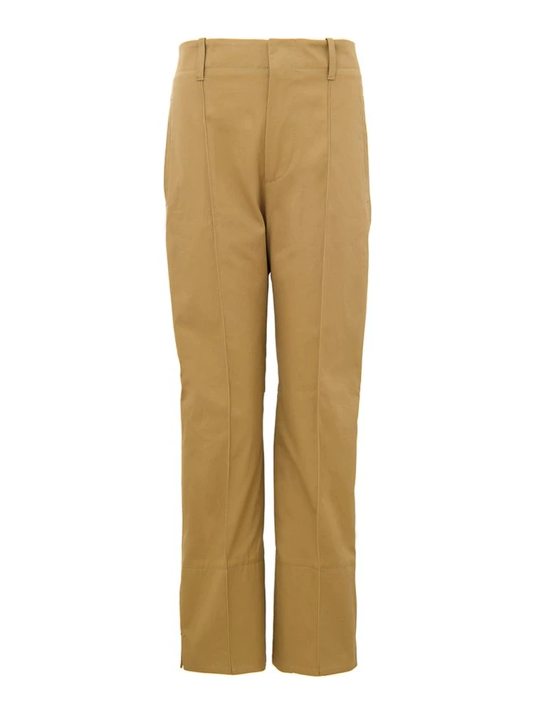 Beige Cotton Pant