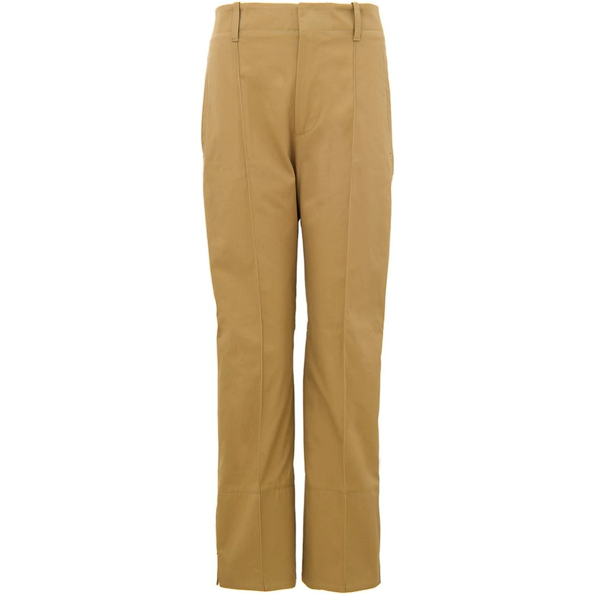 Beige Cotton Pant