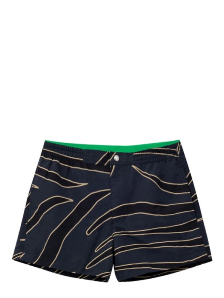 Blue Polyamide Swim Shorts