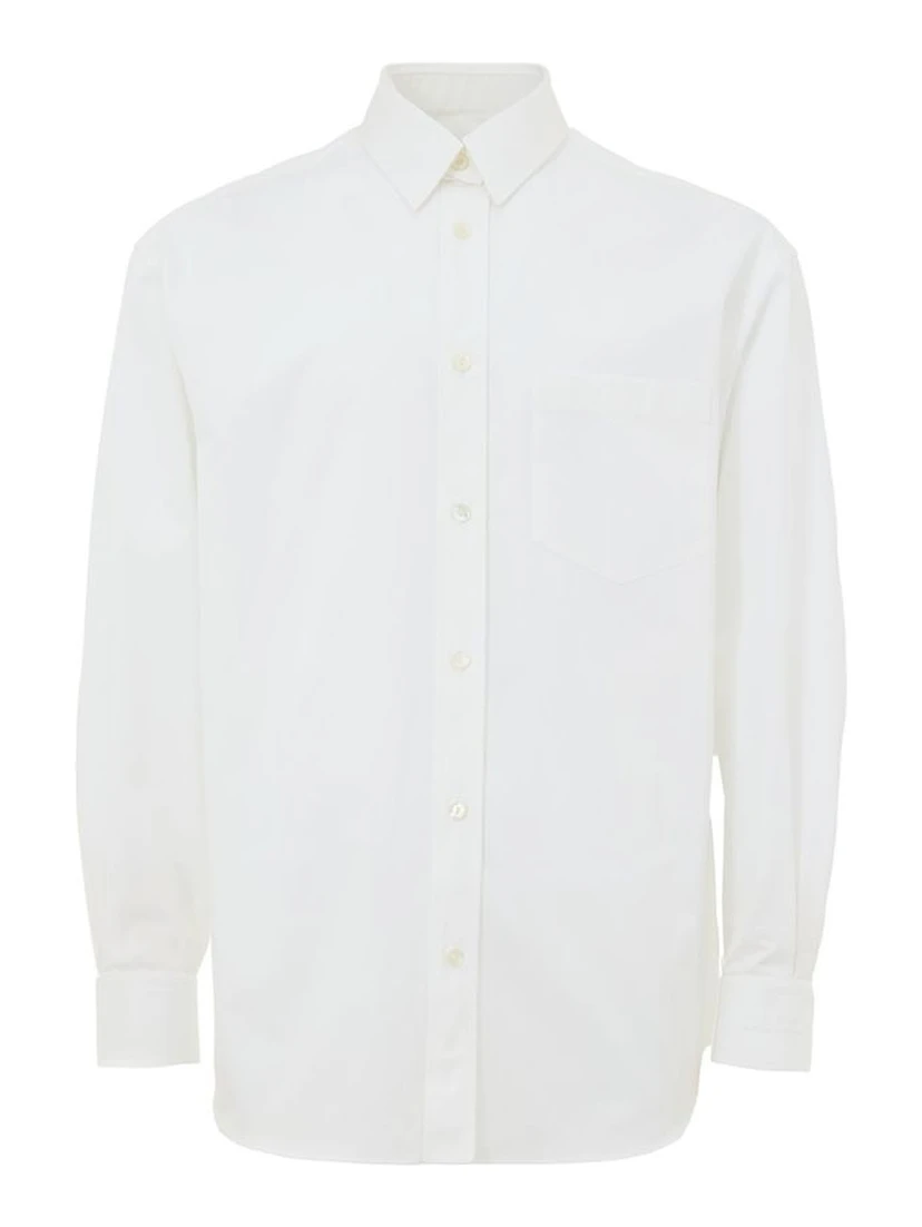 White Cotton Dress Shirt