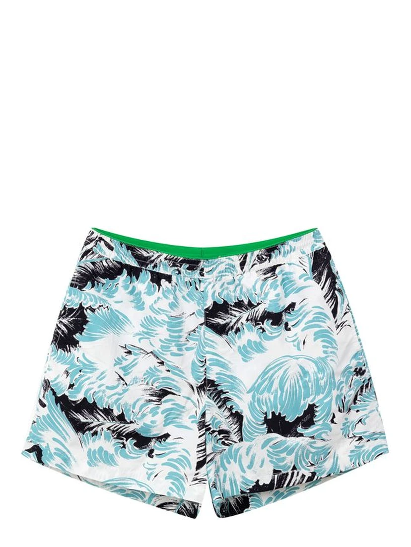 White Polyamide Swim Shorts