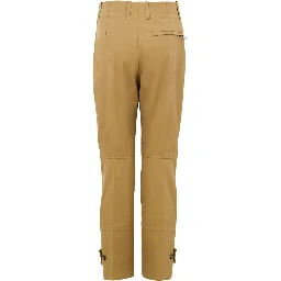 Beige Cotton Pant