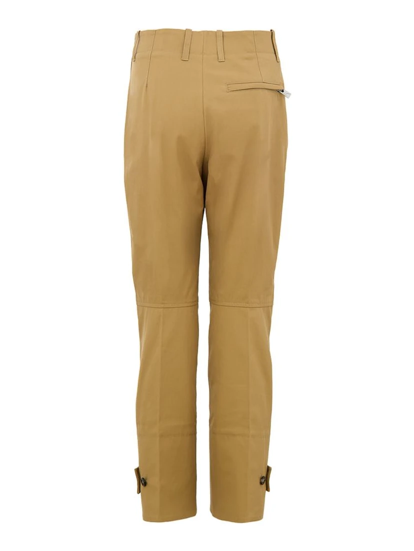 Beige Cotton Pant