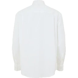 قميص أبيض من القطن