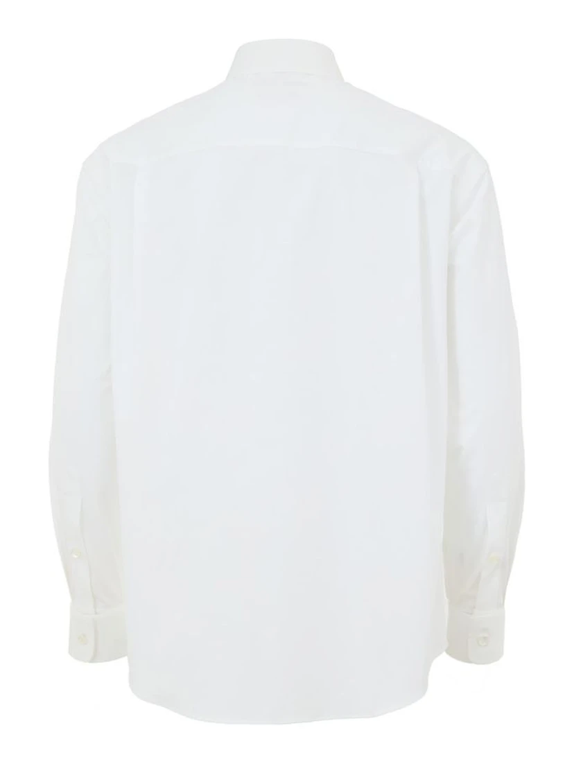 White Cotton Dress Shirt
