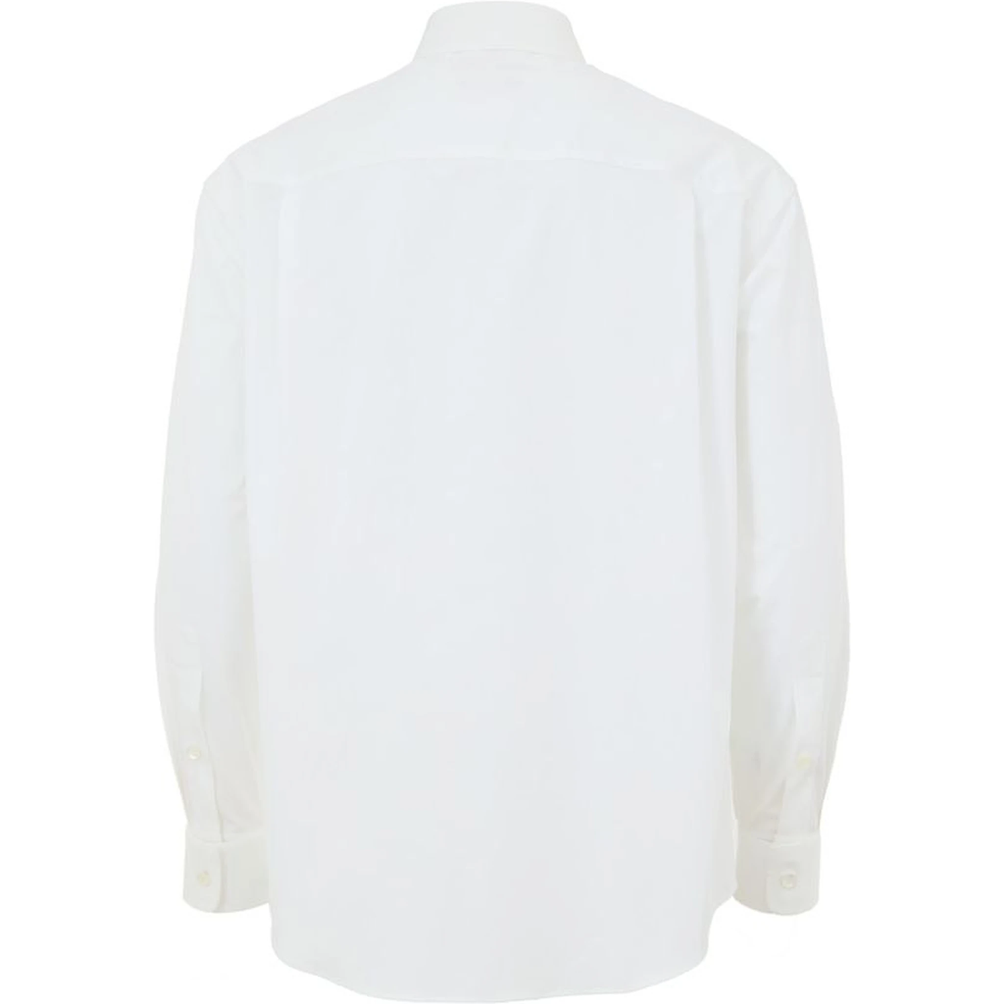 قميص أبيض من القطن