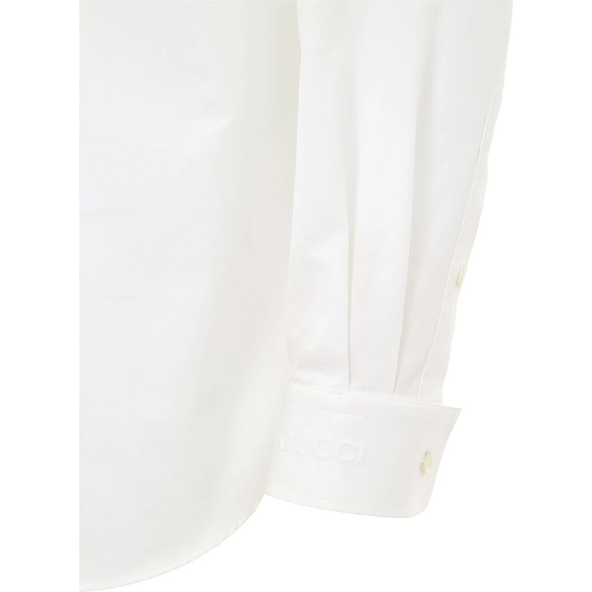 قميص أبيض من القطن