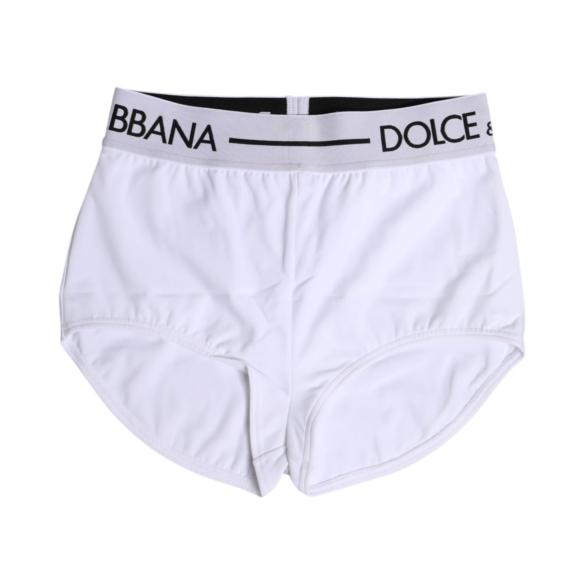 White Nylon Logo Waistband Boxer Brief Underwear