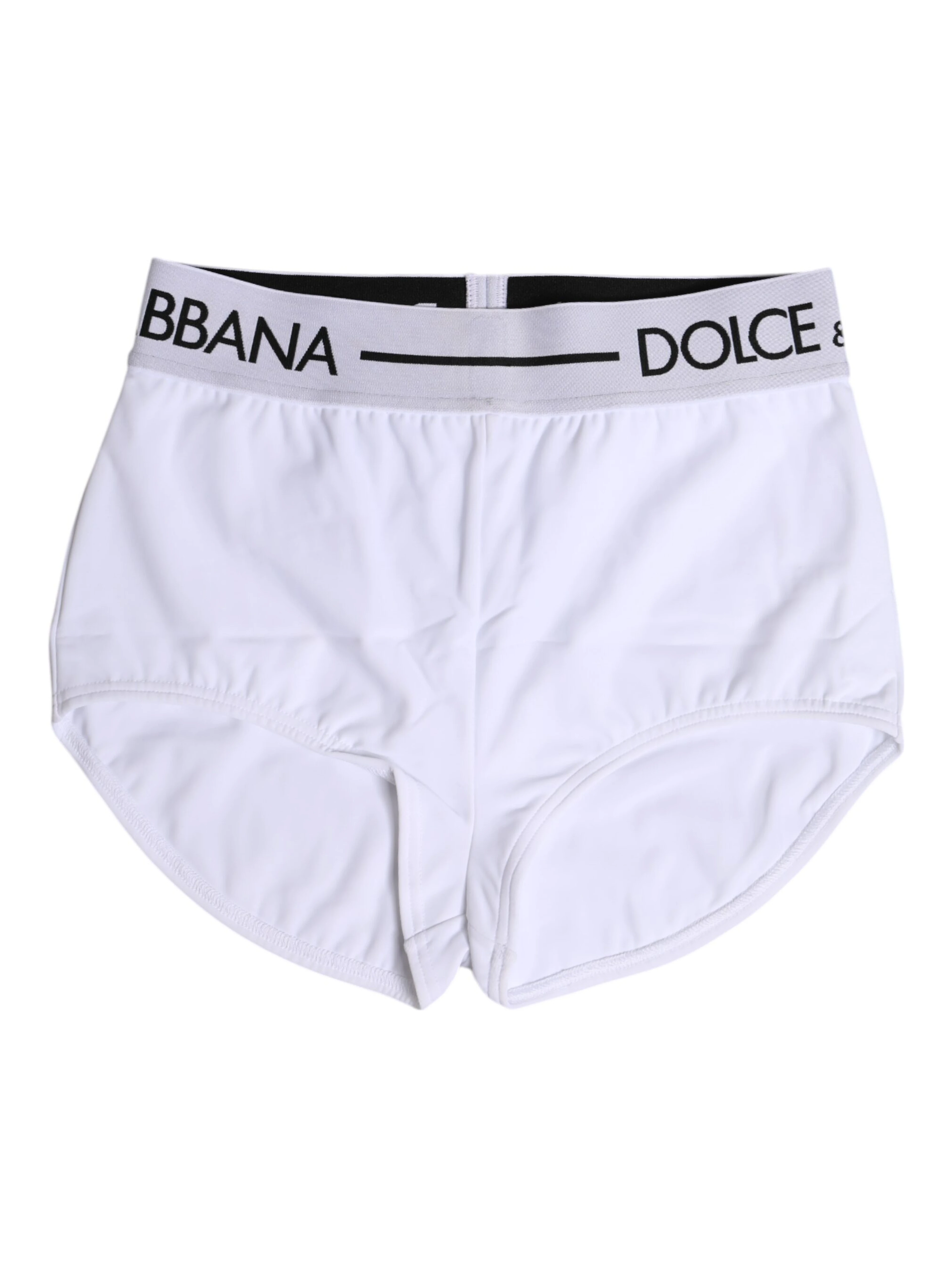 White Nylon Logo Waistband Boxer Brief Underwear