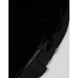 Black High Waist Fit Flared Midi Skirt